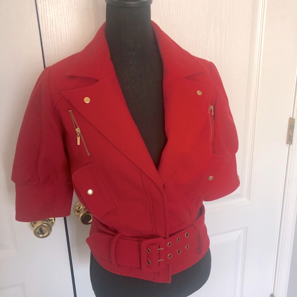 Arden B. Red jacket